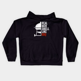 Real Men Smell Like Barbecue Kids Hoodie